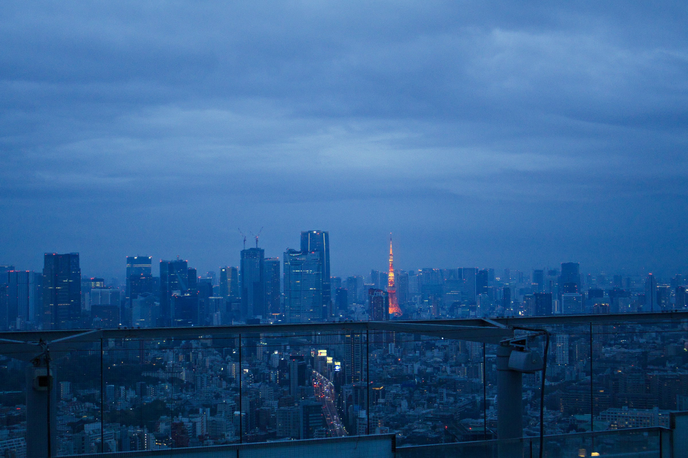 Tokyo cityscape at twilight